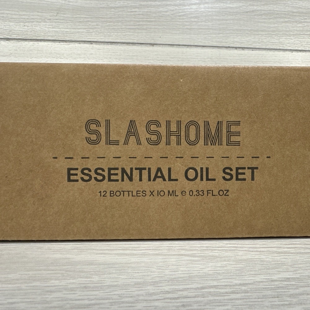 SLASHOME Essential Oil Set 12 x 10mL Lavender Tea Tree Peppermint MPN X004OY6I1J